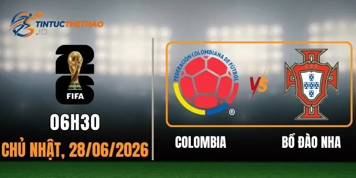 Kèo nhà cái Colombia vs Bồ Đào Nha