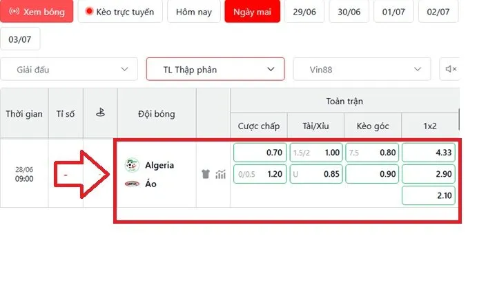Nhận định kèo nhà cái Algeria vs Áo
