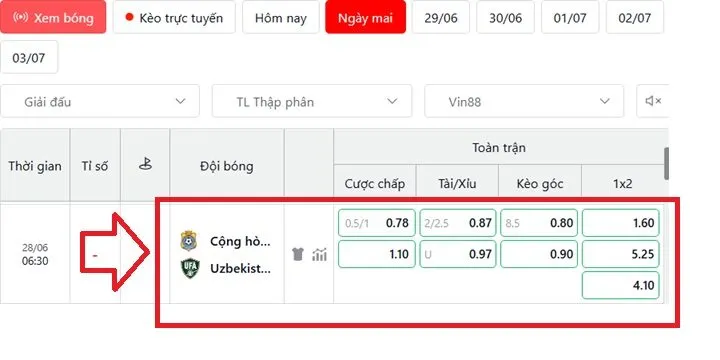 Phân tích tỷ lệ kèo CHDC Congo vs Uzbekistan