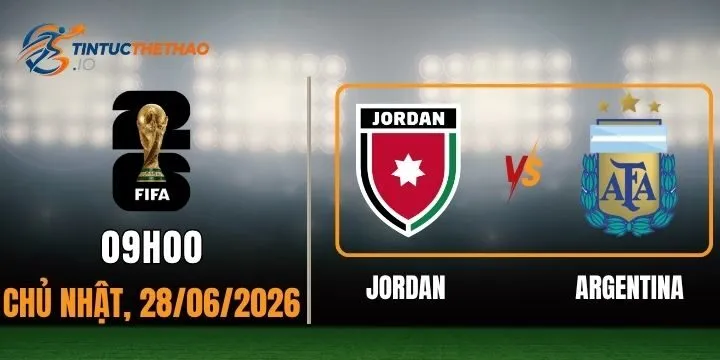 Tỷ lệ kèo Jordan vs Argentina
