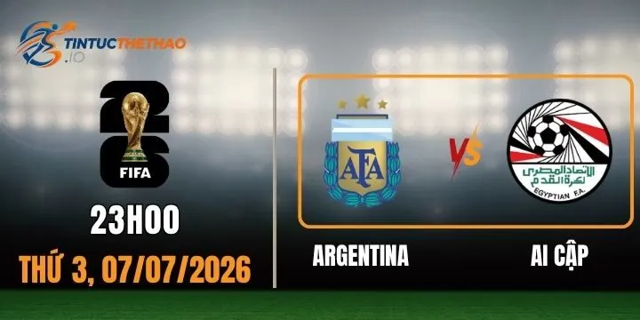 Kèo nhà cái Argentina vs Ai Cập