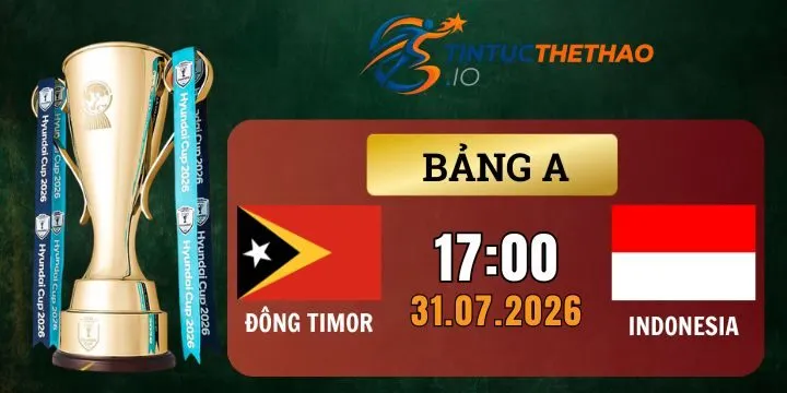 Kèo nhà cái Đông Timor vs Indonesia