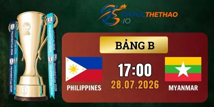 Kèo nhà cái Philippines vs Myanmar