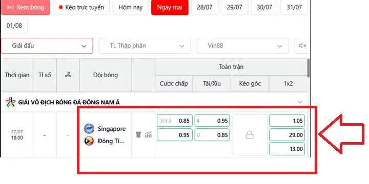 Nhận định kèo nhà cái Singapore vs Đông Timor