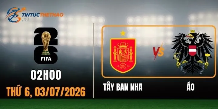 Kèo nhà cái Tây Ban Nha vs Áo