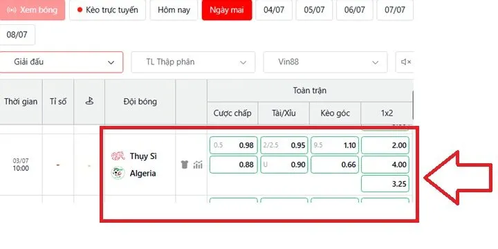 Phân tích kèo nhà cái Thụy Sĩ vs Algeria