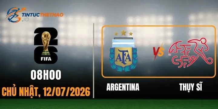 Tỷ lệ kèo Argentina vs Thụy Sĩ