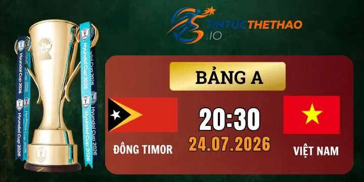 Tỷ lệ kèo Đông Timor vs Việt Nam