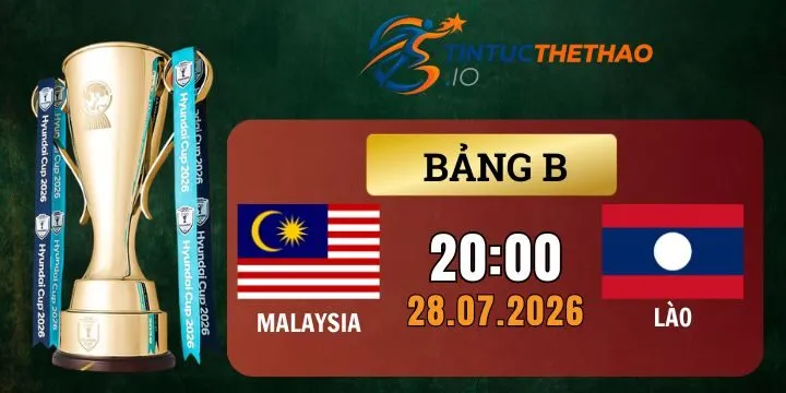 Tỷ lệ kèo Malaysia vs Lào