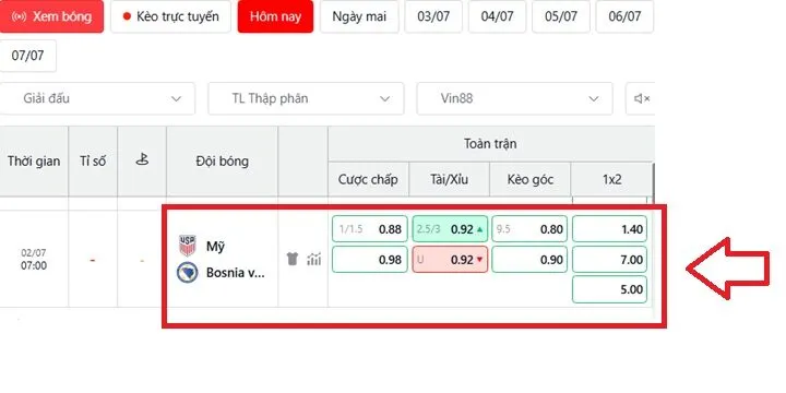 Nhận định tỷ lệ kèo Dự đoán thế trận Mỹ vs Bosnia Và Herzegovina