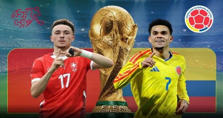 Cập nhật thông tin trước trận Thụy Sĩ vs Colombia