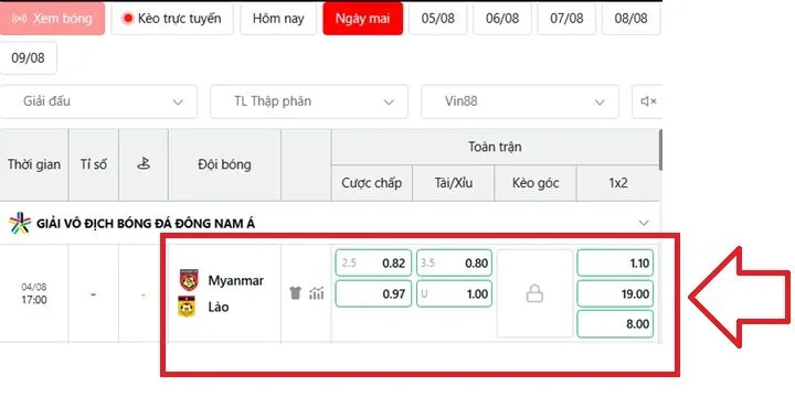 Phân tích kèo nhà cái Myanmar vs Lào