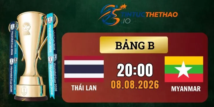 Kèo nhà cái Thái Lan vs Myanmar