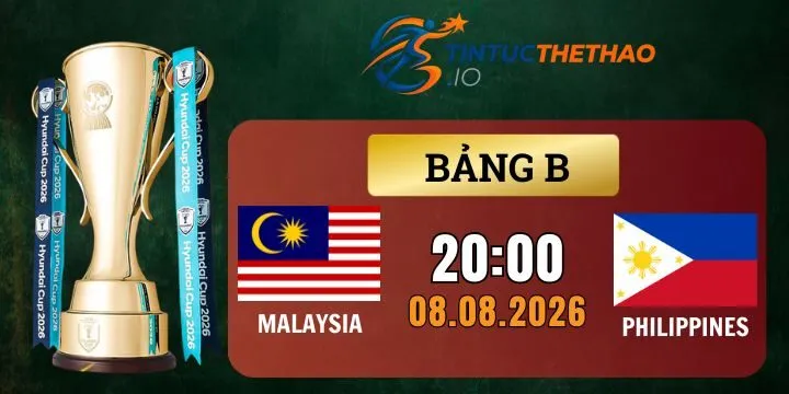 Tỷ lệ kèo Malaysia vs Philippines